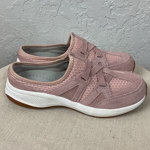 Women’s Easy Spirit Tunein Slip On Mule Sneakers Light Pink Size 6